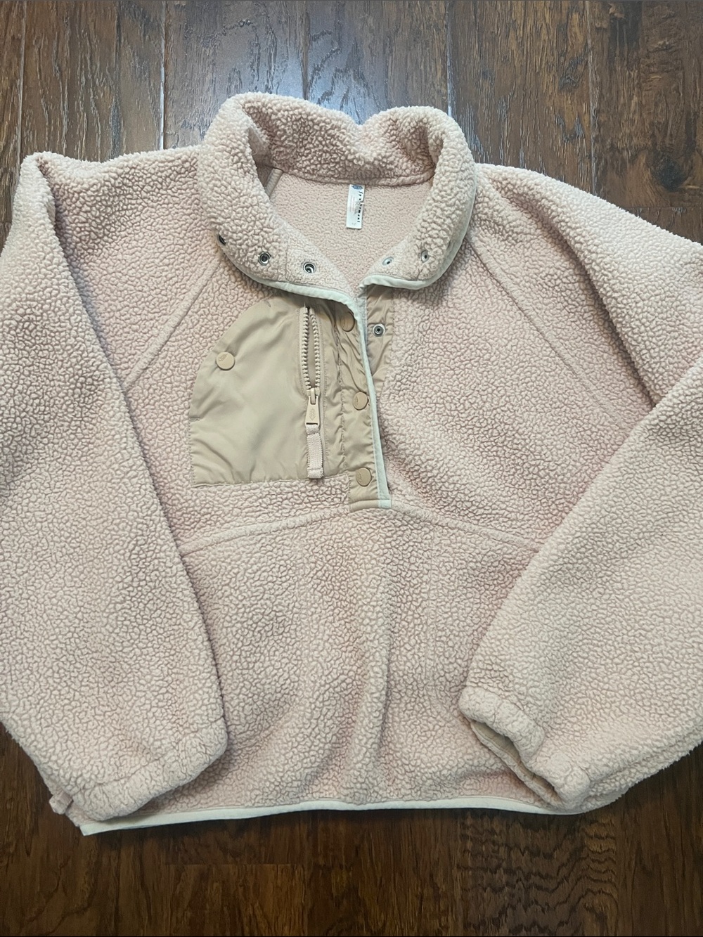 FB Movement Beige Teddy sweater
